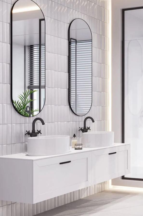 Besco RETRO I gold high washbasin tap