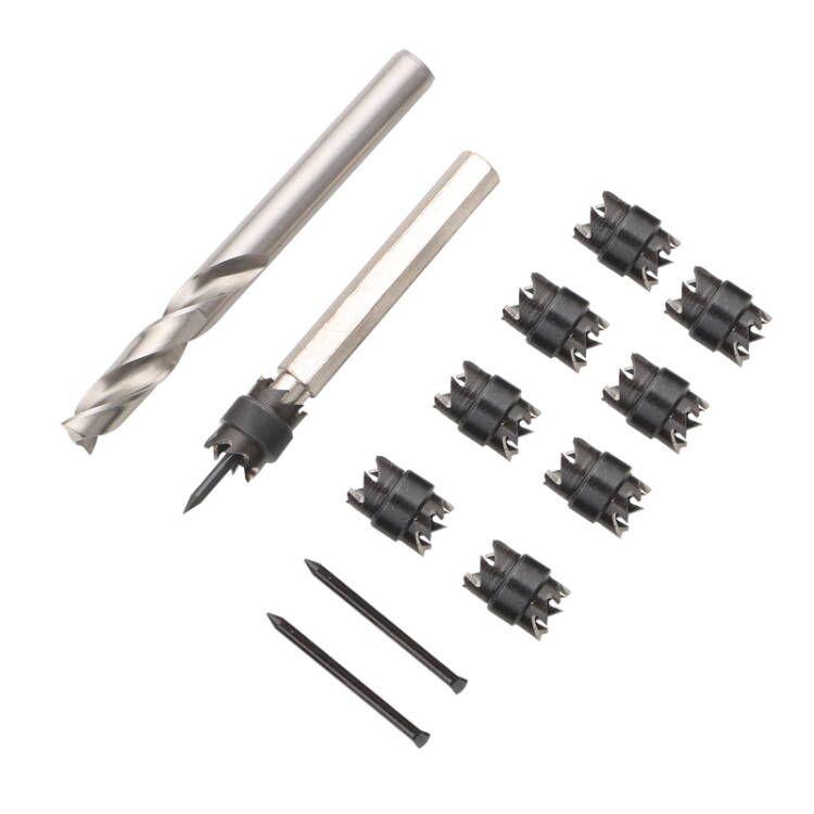 Набор из 13 сверл из быстрорежущей стали для удаления точечной сварки с шестигранной ручкой