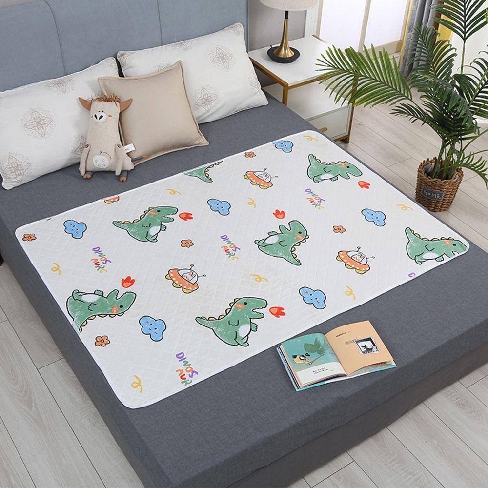 Cartoon Urine Mat Cute Baby Sleeping Underpads Pet Diaper Pads Women Menstrual Bed Sheet Elder