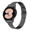 Миланский браслет для Samsung Galaxy Watch4 40мм 42мм/Watch4 Active 40мм 42мм/Watch4 Classic 42мм 46мм, черный сетчатый ремешок из нержавеющей стали