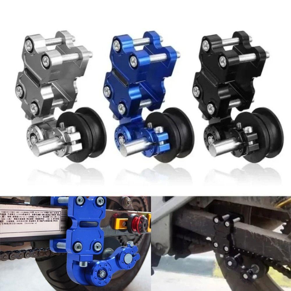 Aluminum Alloy Motorcycle Chain Adjuster Motorbike Roller Tightener Motorcycle Parts Modification