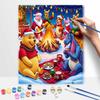 Disney Oil Paint Art Painting Kit Christmas Winnie Pooh Friends Home Wall Decor