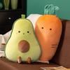 Carrot Veggie Adorable Plush Toys Cartoon Mushroom Avocado Banana Girls Kid Gift