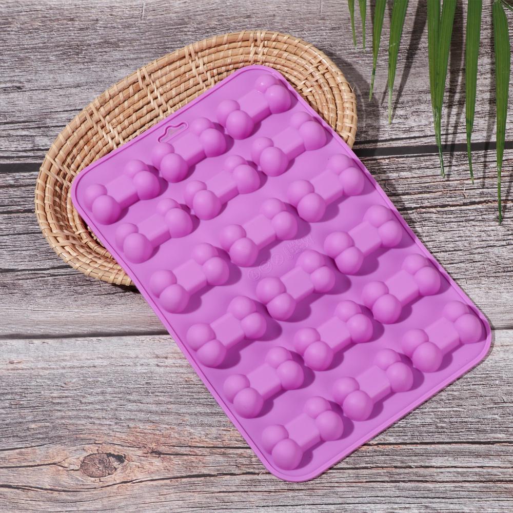 Dog Paw Candy Cookies Handmade Silicone Molds Ice Cube Tray Cake Making Chocolate Baking Mould