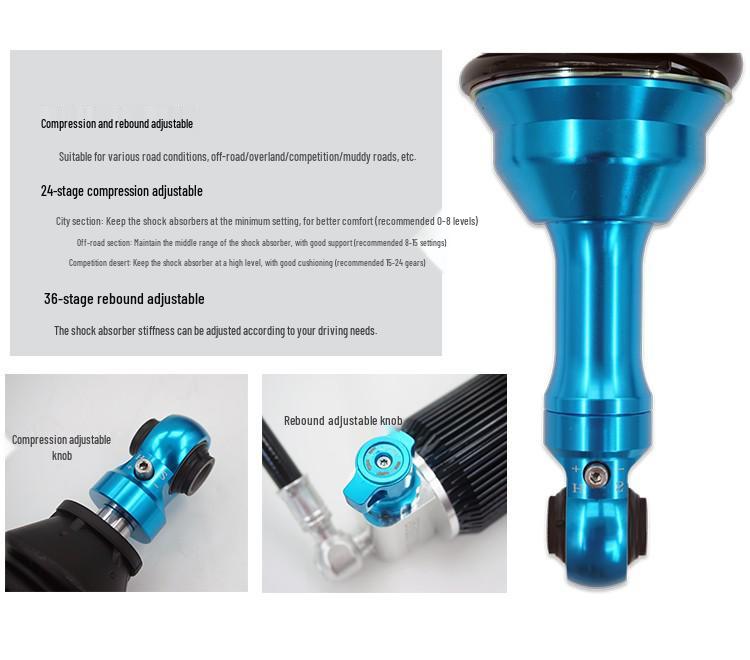 Wrangler JK Nitrogen Shock Absorber & Chassis Lift Kit