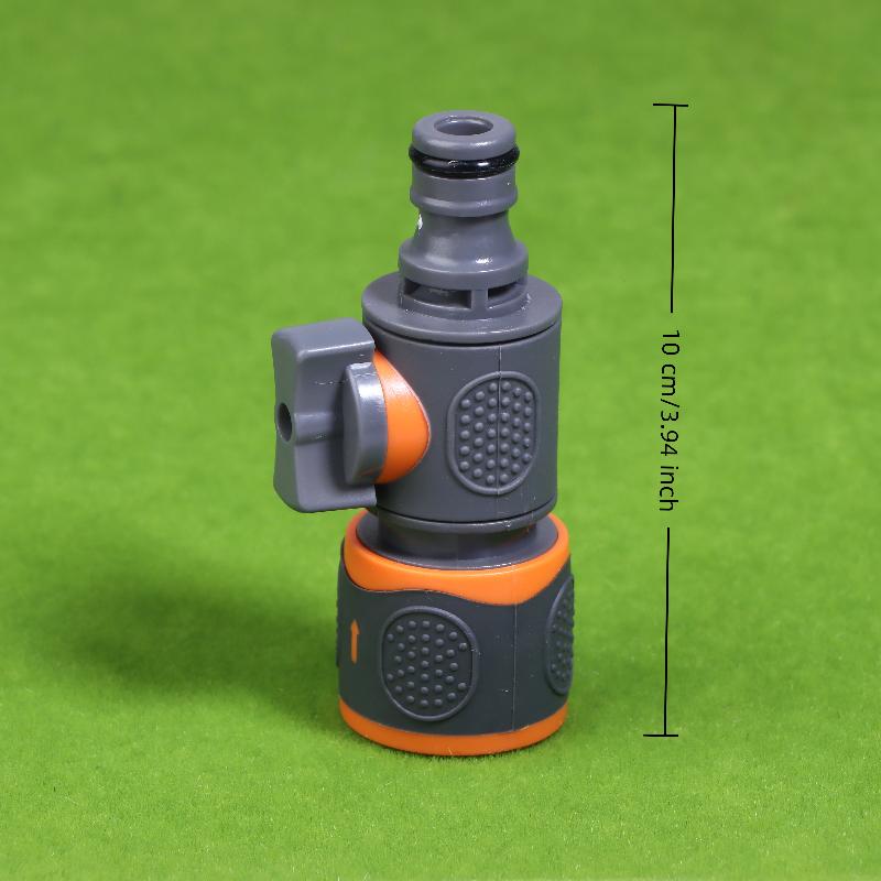 3Pcs Quick Connect Garden Hose Adapter With Ball Valve Fits 1/2", 3/8", & 3/4" Etc Hose Quick Connectors For Garden/Car Washing