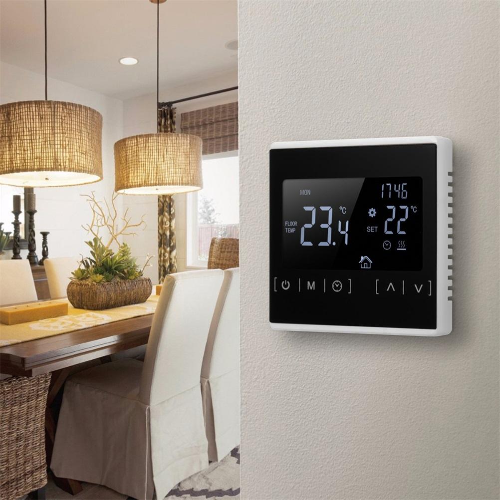 Домашний программируемый термостат Clear Comfort Smart Touchscreen Heat Thermostat с удобным для чтения дисплеем