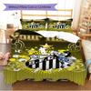 Name Custom Santos FC Pattern Bedding Set Quilt Cover Pillowcase Home Decor Gift (1 * duvet cover + 2 * pillowcase, without core)