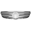 Сетка на передний бампер для Mercedes-Benz C-Class W204 (2008-2013) - Две горизонтальные перекладины