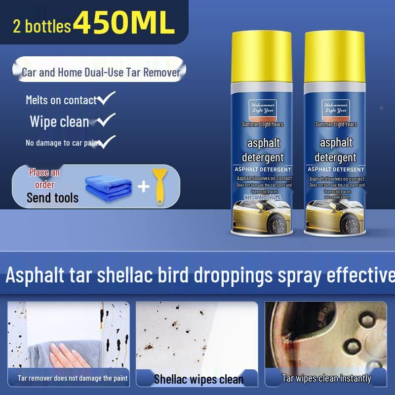 Asphalt & Stain Remover: Effective Car Wash for White Vehicles - Tackles Tree Sap and Gum