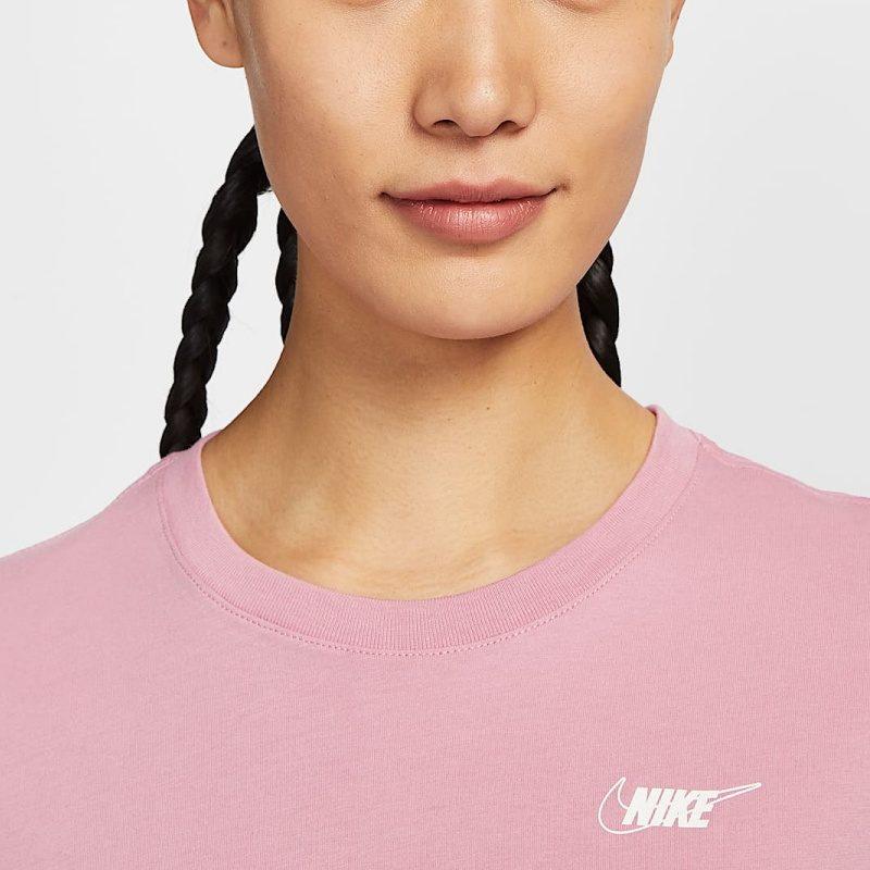 Nike Спортивная футболка Club для женщин Elemental Pink/Tone HF9457-646