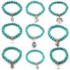 Turquoise Beaded Bohemian Bracelets: European & American Fashion