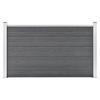 Day and Night - Day and Night Gray WPC Garden Fence 180x105 Cm
