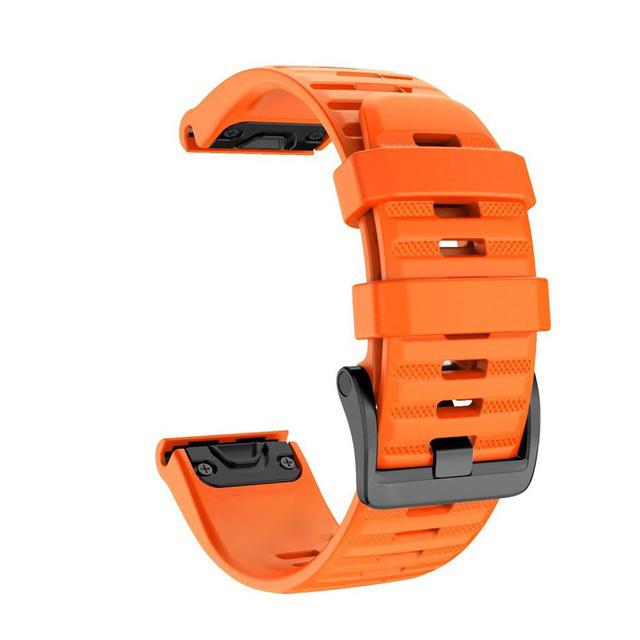 26 22MM Silicone Watch Band Straps For Garmin Fenix 6X 6 6S Pro 7X 7 Easyfit Wristband Fenix 5 5X 5S Plus Smartwatch Bracelet
