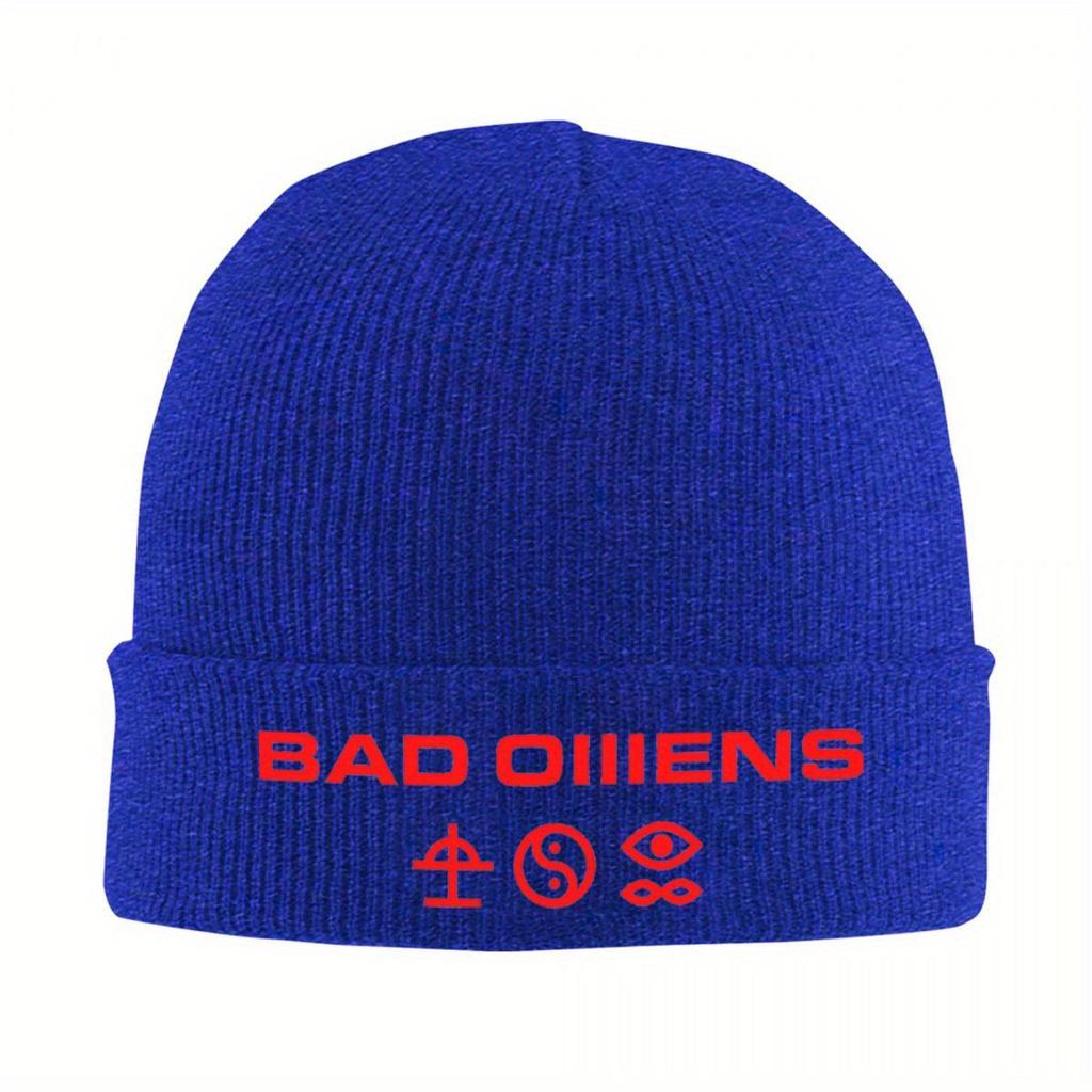 Bad OUnisexs Rock Hat Autumn Winter Beanies Warm Metal Cap Unisex Knitted Caps
