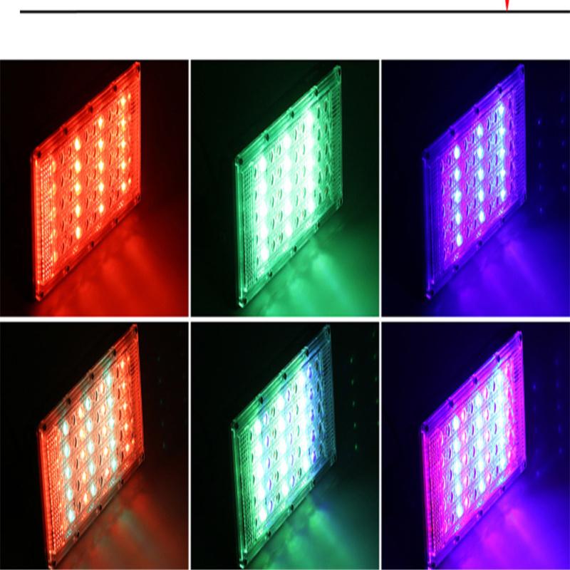 Led Floodlight 50w 220v Outdoor Waterproof Energy Conservation Yard Football Garden Light