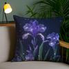 OOrchid Grass Pillow Case Silky Elegant Comfort Sofa Bed Invisible Zipper