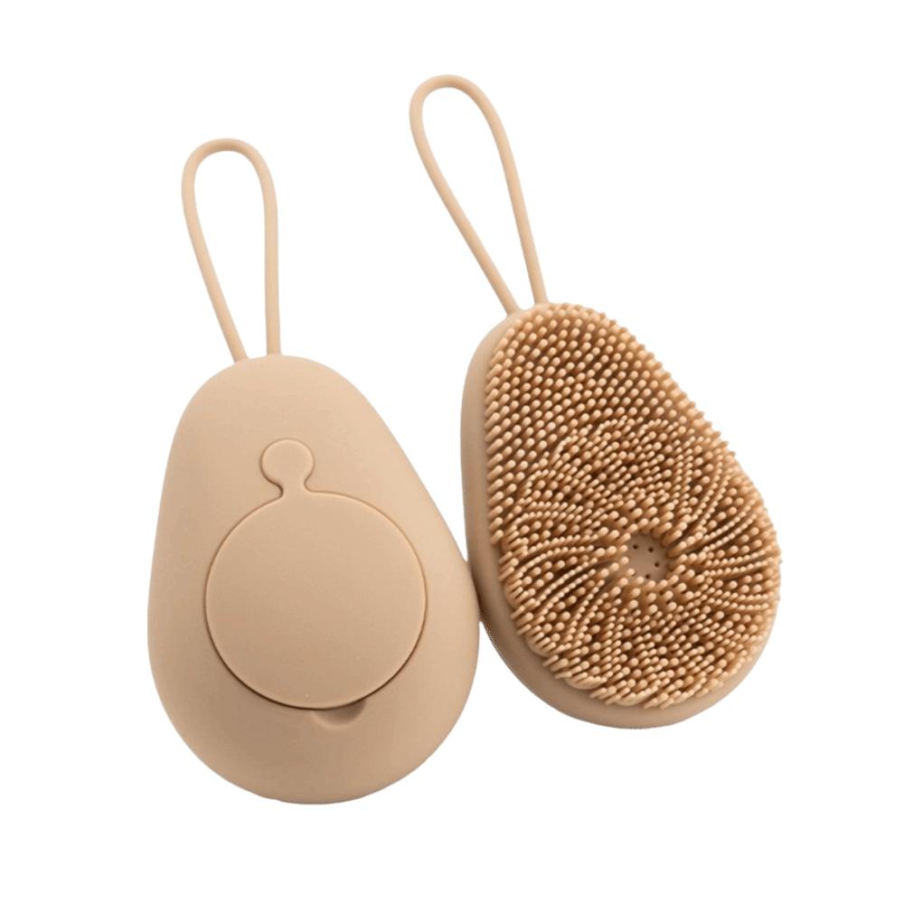 Body Scrubber Refillable Bath Brush Skin-Friendly Massage Brush Body Wash Brush Massage