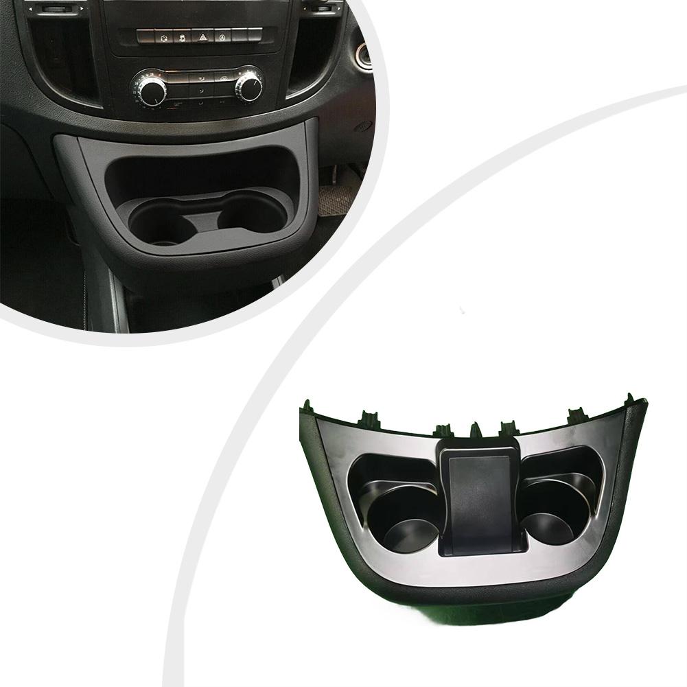 Car Central Control Water Cup Holder Panel Storage Box A44768008319051 For Mercedes Vito For Metris W447 2016-2023