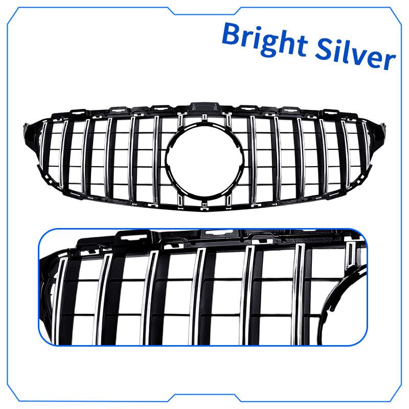 High quality Front Grille Bumper Grill Grid For Mercedes Benz C Class W205 C205 S205 A205 2015-2018 C260 C250 Accessories AMG GT