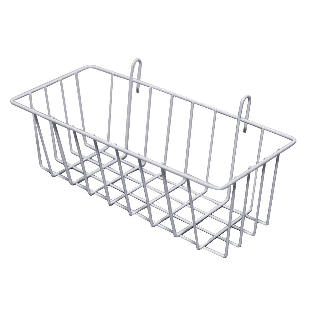 Hanging Grid Storage Rack Display Racks Panel Basket Multifunctional Storage Baskets For Bathroom Kitchen