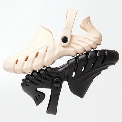 Мода Мода Ажурные Шлепанцы с Отверстиями Женские 2025 Лето Комфорт Сандалии с Отверстиями для Девочек Уличные Плоские Сандалии Дышащие Пляжные Шлепанцы