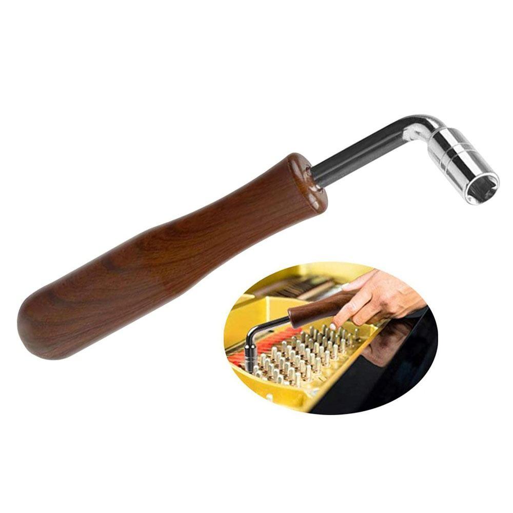 Профессиональный рычаг для настройки гучжэнга L-образной формы, рычаг для настройки пианино, настроечный молоток, гаечный ключ с пластиковой ручкой