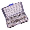 9 Values 72pcs Slow Blow Glass Tube Fuse Assortment Kit 6x30mm 250V 0.5A/1A/2A/3A/5A/10A/15A/20A/30A Fuses Glass Tube