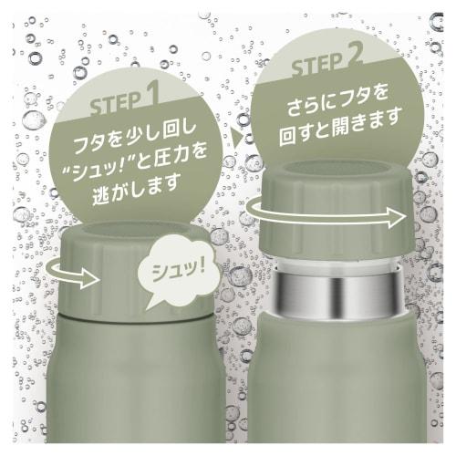 Thermos Изолированная бутылка для газированных напитков, 500 мл, хаки, только с изоляцией, FJK-500 KKI