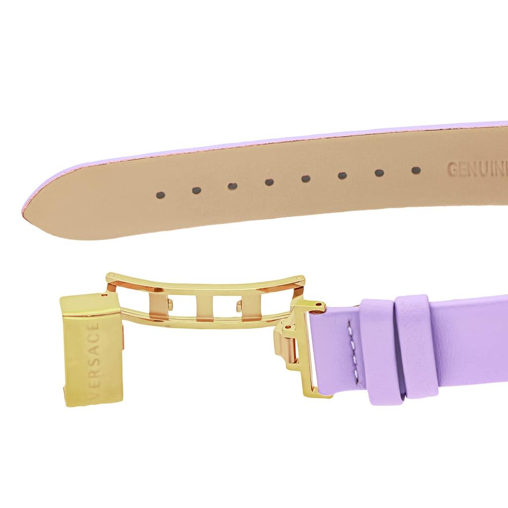 Watch LA MEDUSA Medusa Purple Dial Stainless Steel Sapphire Glass Quartz 38MM Swiss Watch VE2R00522 [Versace] Women's [Item]