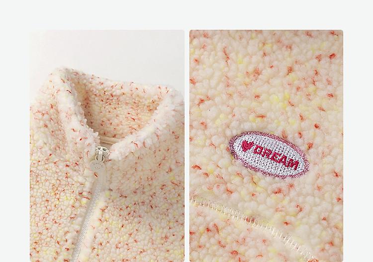 Sweet and Casual Fleece Jacket for Girls
