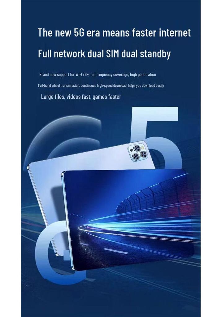 2026 10-inch Android Tablet with 512GB, Global Version, Eye Protection Learning System