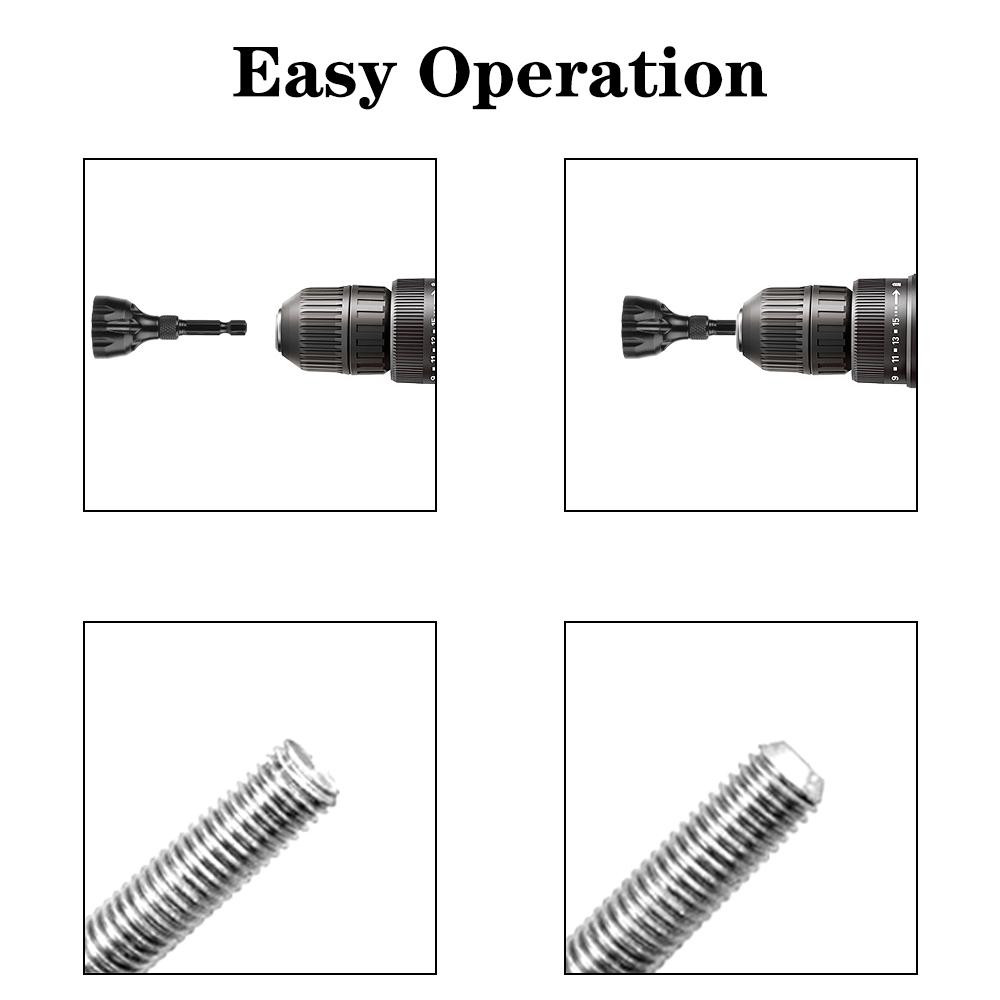 Лезвия из вольфрамовой стали Инструмент для зачистки заусенцев с резьбы, фаски, шестигранный зенкерный набор 5-25 мм 3-20 мм Универсальный