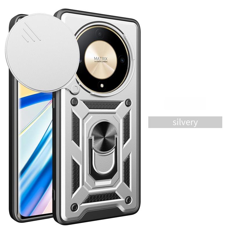 Для Honor Magic6 Lite 5G чехол слайдер камера бронированный чехол для Honar Honer Magic 6 Lite 6Lite Light 5G магнитное кольцо подставка задняя крышка