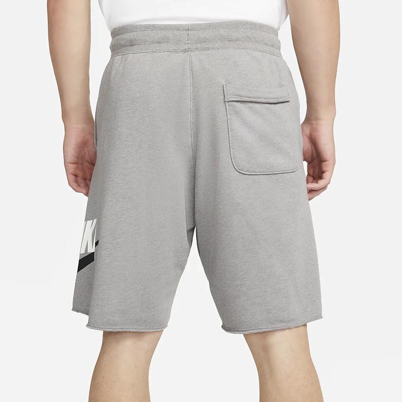 Nike Breathable Logo Sports Shorts Men Bottoms Grey DM6817-029