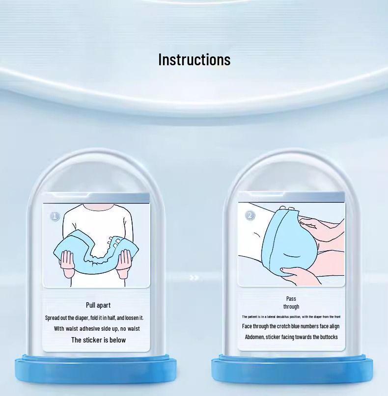 Подгузники большого размера для взрослых мужчин и женщин - Разработаны для пожилых людей (Не подтягивания)