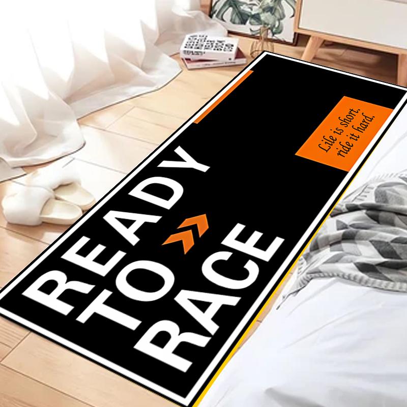 Motorcycle Carpet Garage Mat Racing Cool Moto Display Motorcycle Display Mat Room Anti-slip Home Decoration Rug Customized