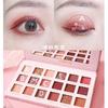 18 цветов лоток для теней для век Водостойкий матовый перламутровый блесток Sleeper Silkworm Контурный лоток для теней для век Стойкий макияж Студенческий женский макияж
