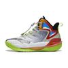 Баскетбольные кроссовки Li Ning Youth Pioneer Team 3.0 V2 Stability Support Non-Slip Rebound Mid-Top Детские баскетбольные кроссовки Белые YKBT072-5