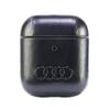 Audi Leather Big Logo Airpods 1/2 Cover  Czarny/Black Au-Ap-Gt/D3-Bk
