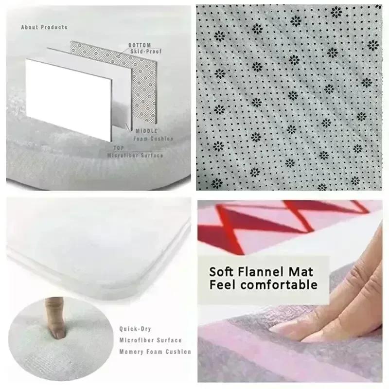 Кухонный коврик Входной коврик Гостиная Дом Ванная комната Балкон Декор Ковер Спальня Пол Прихожая Противоскользящий Коврик для ног