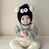 Autumn And Winter Baby Hats Super Cute Funny Wool Earmuffs Boys And Girls Baby Warm Plush Hats