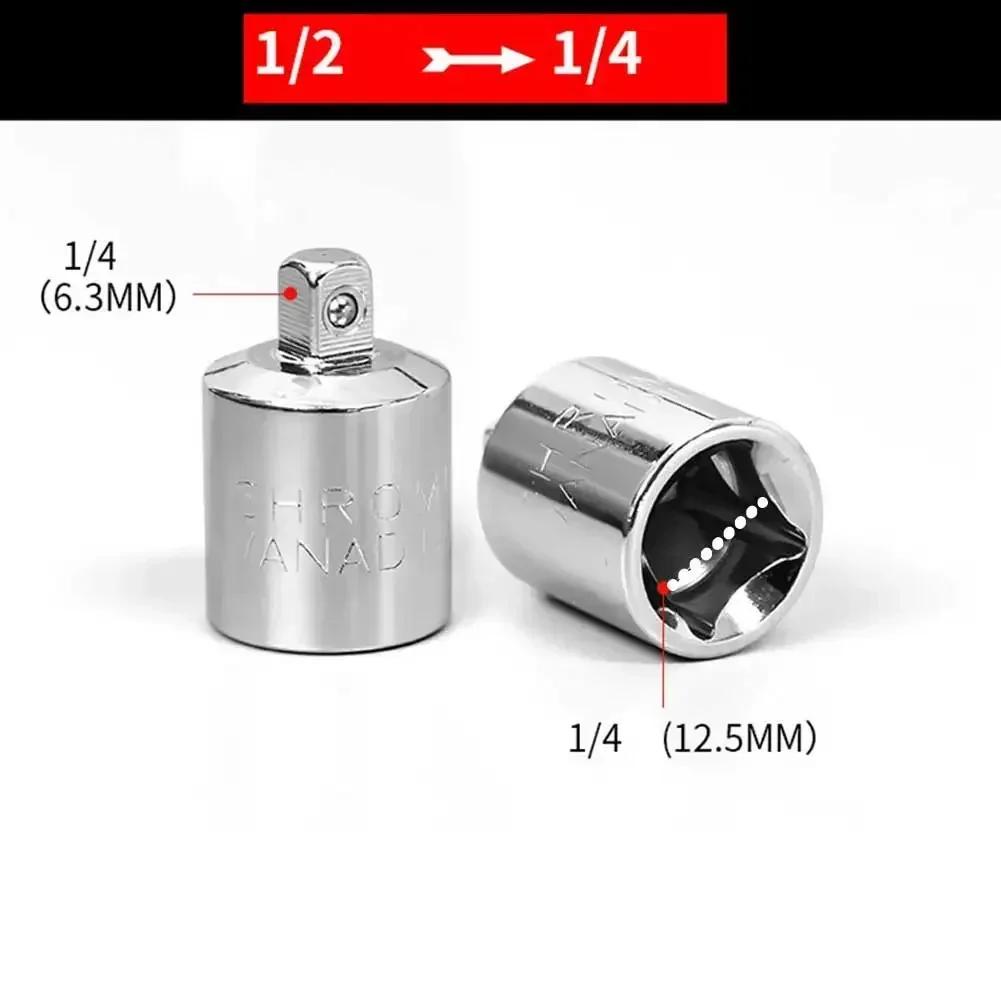 Приводная Головка Ключа 1/4" 3/8" 1/2" Внутренняя На Наружную Преобразователь Адаптер Ключа Детали Ручной Инструмент Инструменты для Ремонта Автомобиля Аксессуары