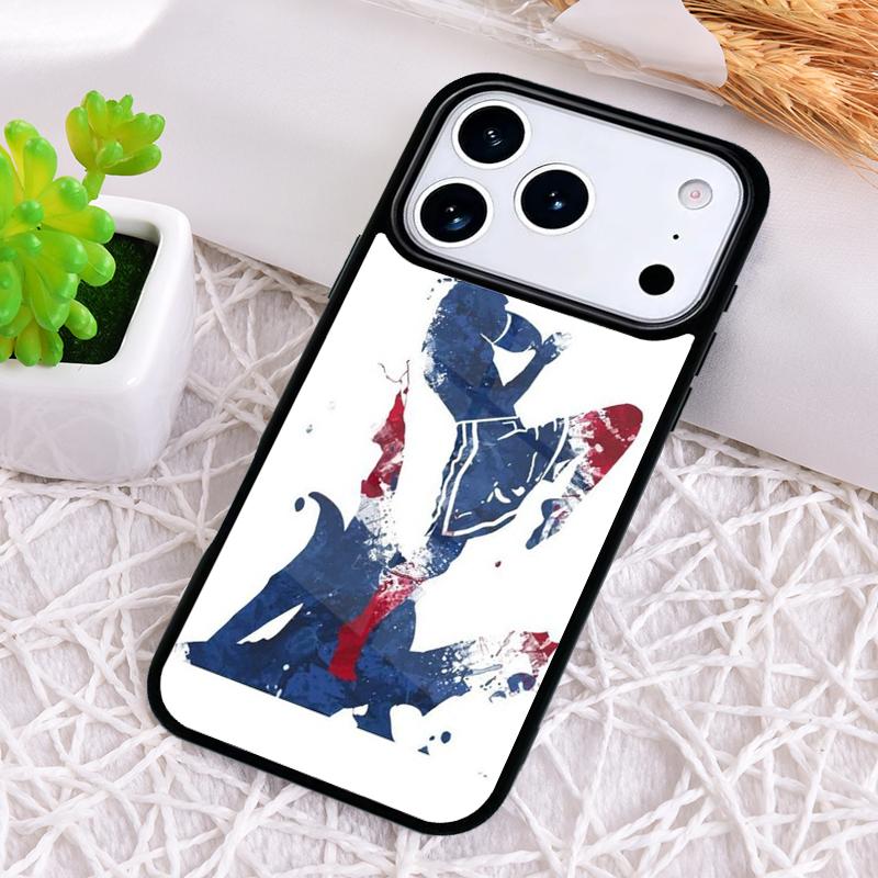 Muay Thai Knee Shockproof Phone Case for iPhone 17 Air 16e 15 11 12 14 13 Pro Max Cover Coque