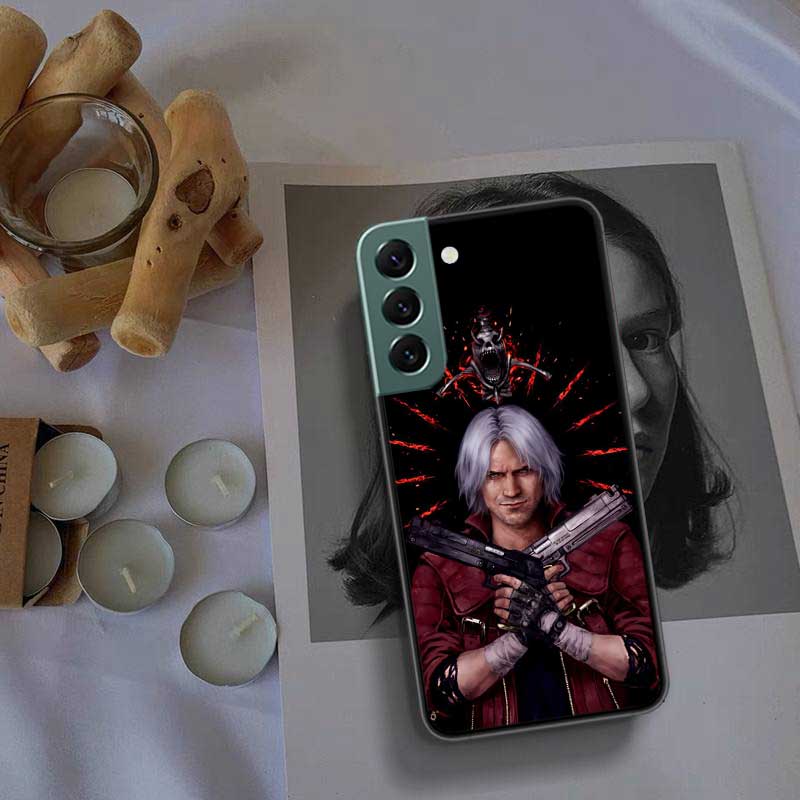 Чехол для телефона D-Devil May Cry DMC для Samsung A15 A25 A35 A55 Galaxy A12 A22 A32 A52 A72 A54 A34 A24 A14 A53 A33 A23 A13 A73 A42 5G