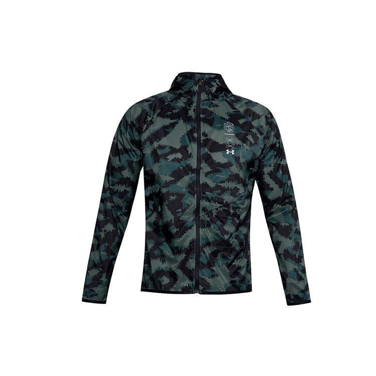 Under Armour Anywhere Storm Running Hooded Logo Jacket Men Jacket Camouflage 1356161-424
