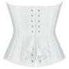 Women's  Sexy LaceBack Zip Corset Top Bustier G-string Body Shapewear