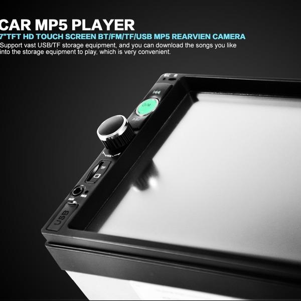 7010B 2020 новый 7010B 7-дюймовый автомобильный радиоприемник Bluetooth V2.0 Автомагнитола HD MP5-плеер SD MMC USB FM MP3/MP4 автомагнитола