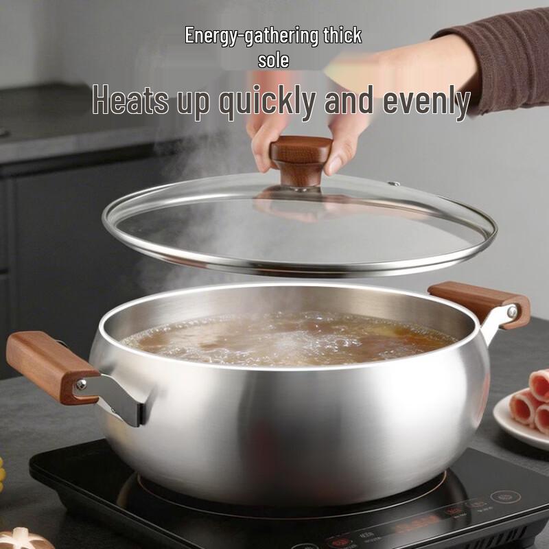 316 Stainless Steel Saucepan with Steamer
