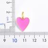 Nidin Romantic Heart Couple Necklace 5 Colors Simple Valentine's Day Sweater Chain Fine Friend Lovers Wedding Party Gift Jewelry